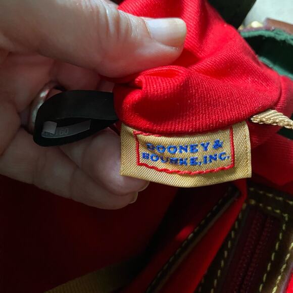 Dooney & Bourke Florentine Large Satchel in Chestnut - Picture 9 of 17